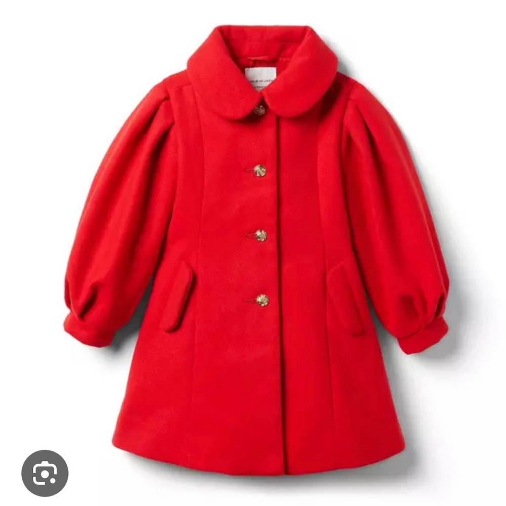 Janie and Jack NWT Red Coat size 3 - 4